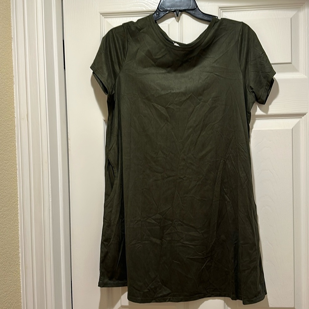 Suede dress